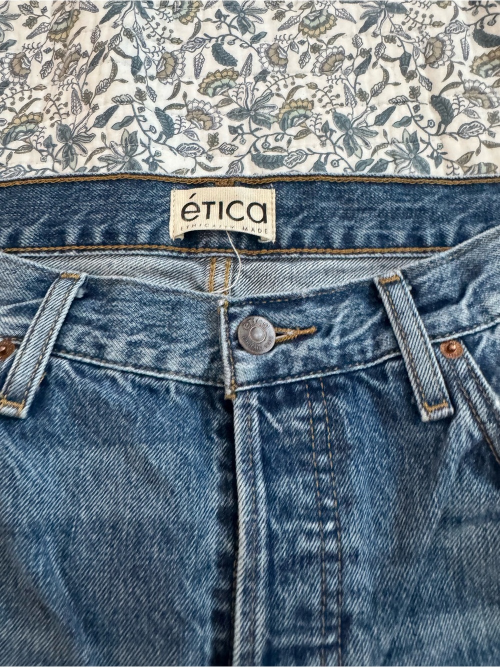 Etica Blue Women's High-Waist Jeans